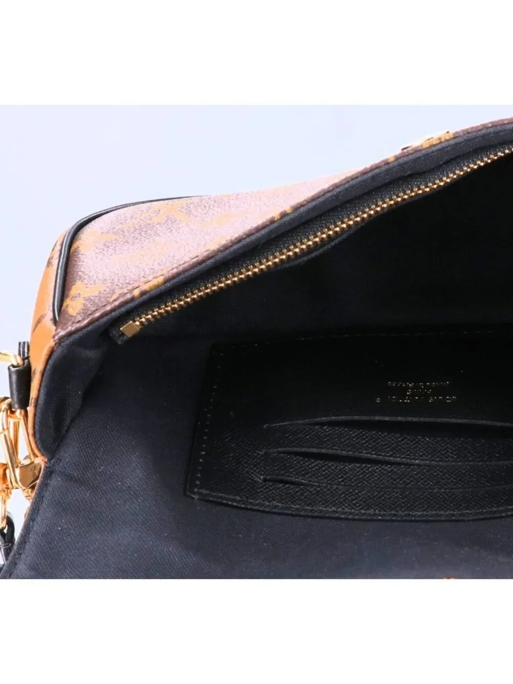 Louis Vuitton Monogram Reverse Wallet on Chain Ivy 2-Way Shoulder Bag